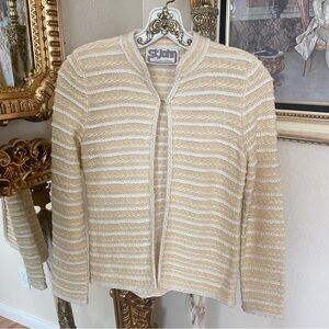 St John for Lillie Rubin Open Front Cardigan